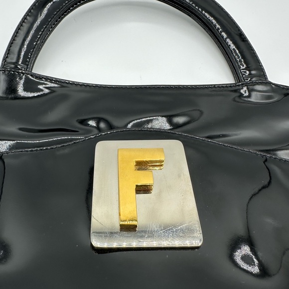 Fendi Vintage Patent Leather Handbag - Picture 5 of 7